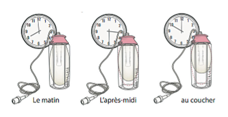 illustration horaire de la home pompe